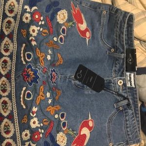 Denim skirt
